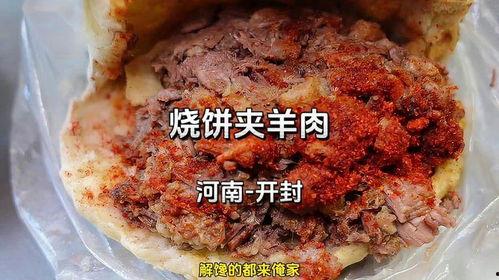 烧饼夹肉视频,家常美食轻松学